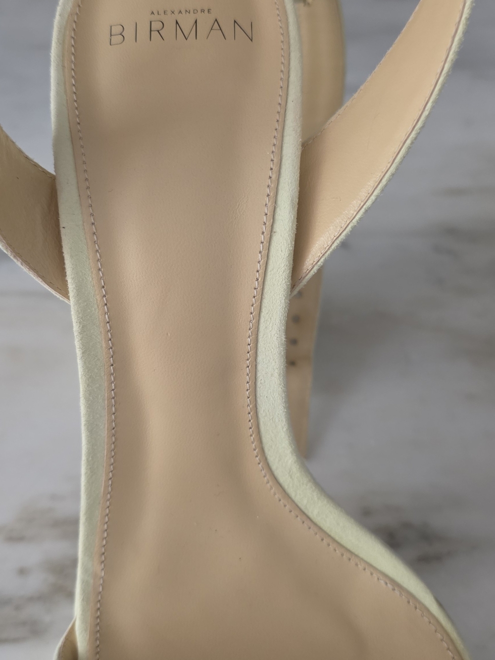 Alexandre Birman Cream Platform Bow Slingback Heels - Picture 4 of 6